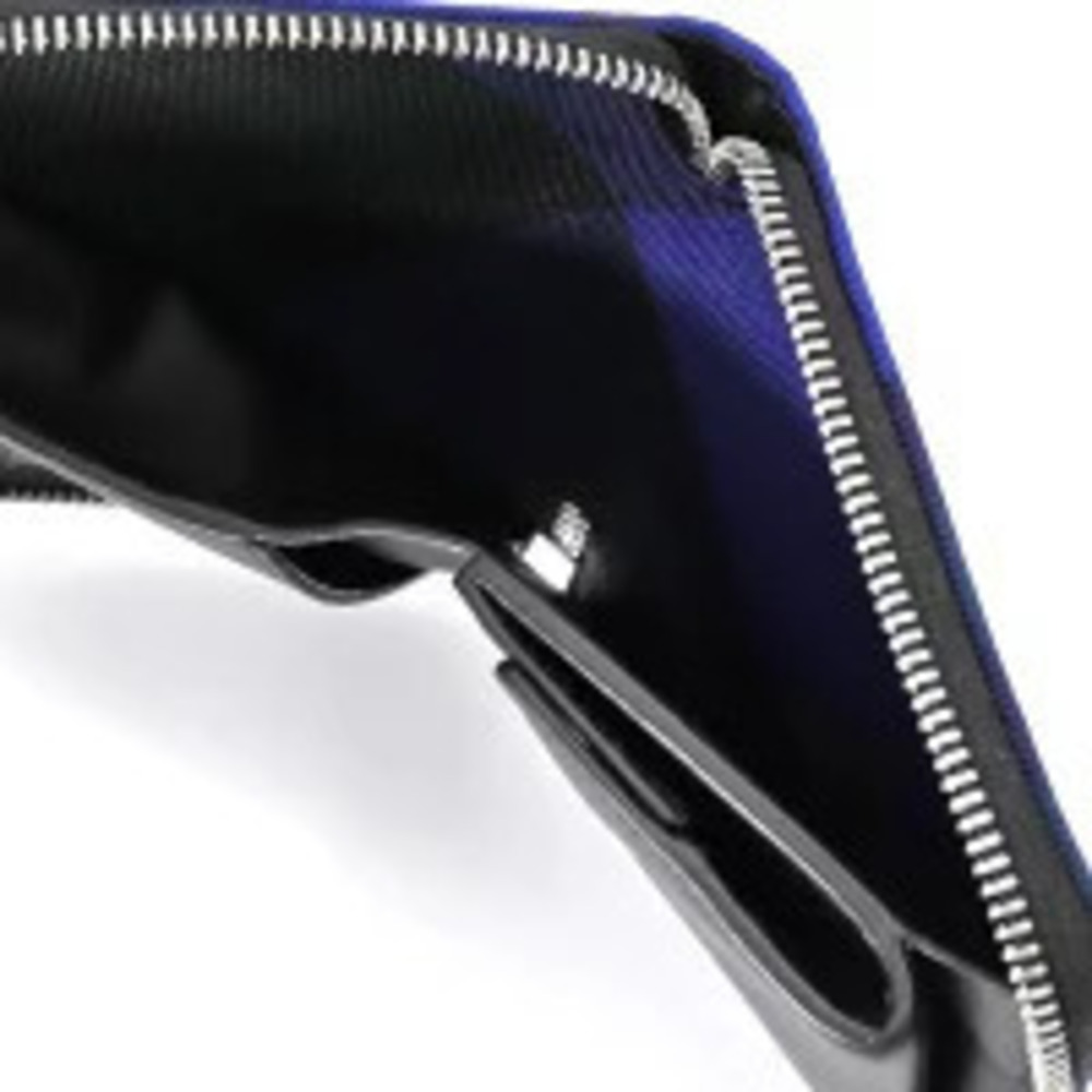 Burberry fold Bi Black Heritage EKD MD MS Wallet ZIP LGL Black